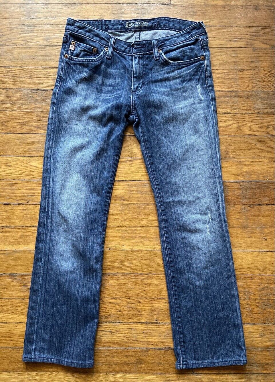 BIG STAR Low-Rise Distressed Denim Jeans sz 26R